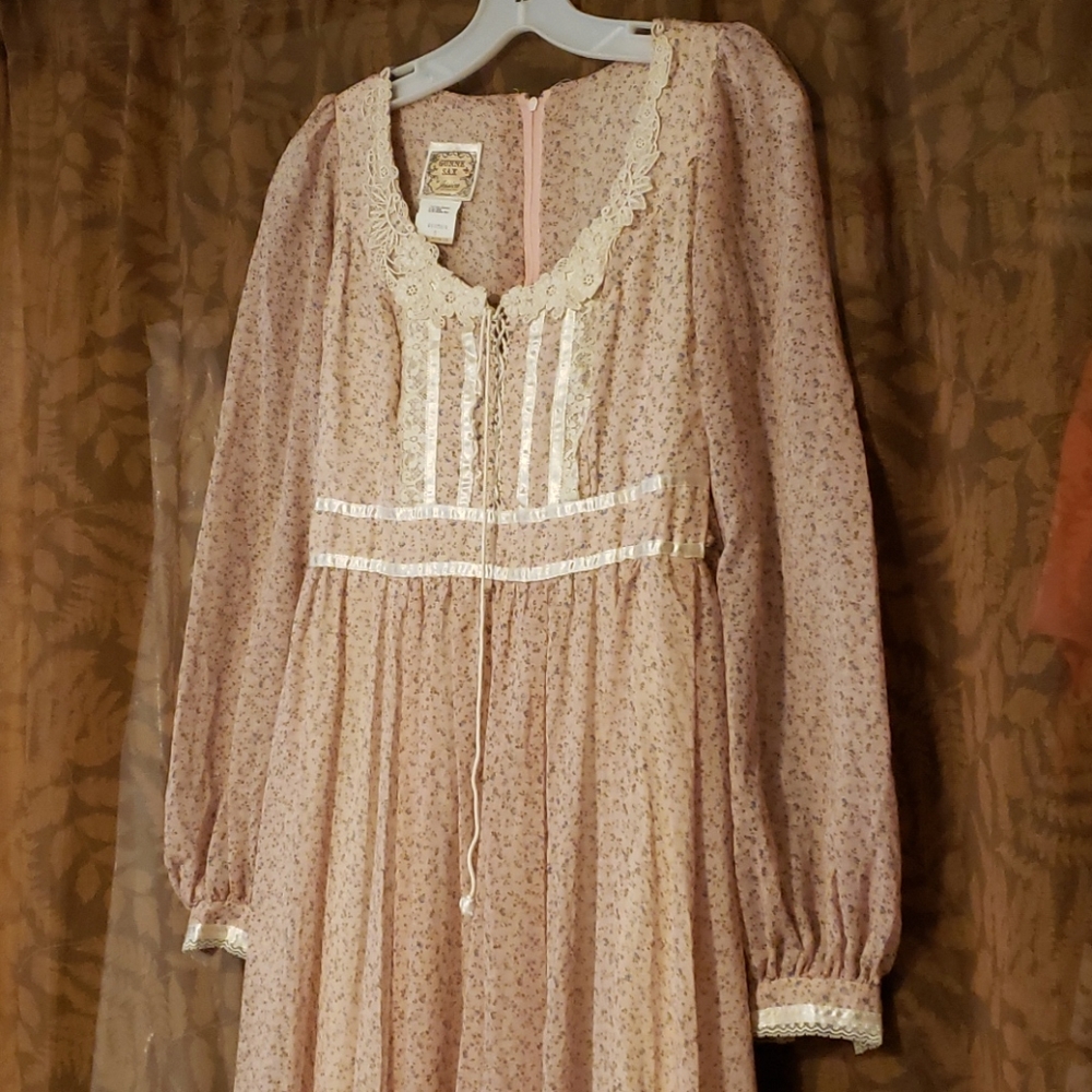 Vintage Gunne Sax Boho Maxi Dress